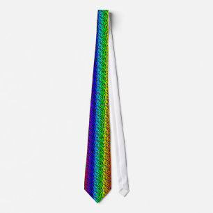 Rainbow Pride Animal Strip Krawatte