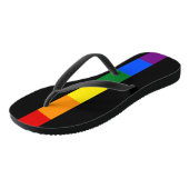 Rainbow Pride Badesandalen (Schrägansicht)