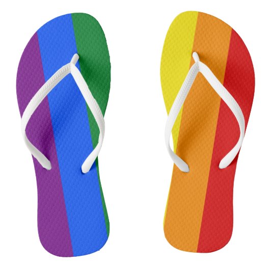 Rainbow Pride Badesandalen (Fußbett)