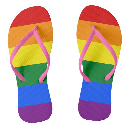 Rainbow Pride Badesandalen (Fußbett)