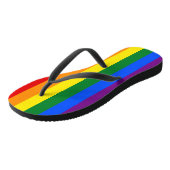 Rainbow Pride Badesandalen (Schrägansicht)