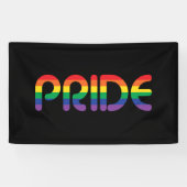 Rainbow Pride Ballon Letters Banner (Horizontal)