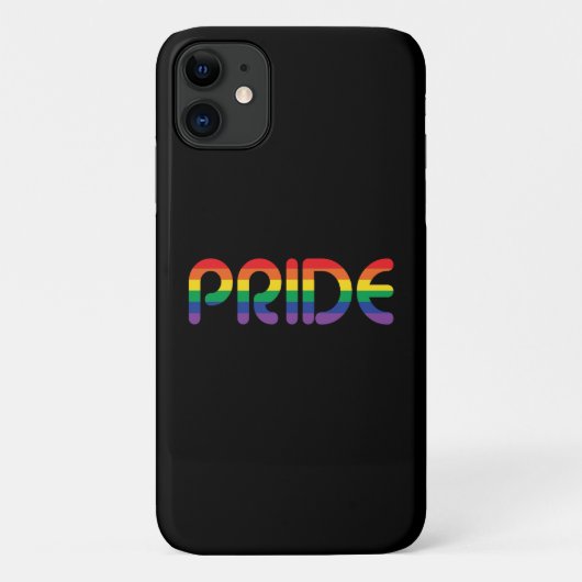 Rainbow Pride Ballon Letters Case-Mate iPhone Hülle (Rückseite)