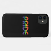 Rainbow Pride Ballon Letters Case-Mate iPhone Hülle (Rückseite (Horizontal))