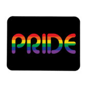 Rainbow Pride Balloon Letters Magnet (Horizontal)