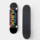 Rainbow Pride Balloon Letters Skateboard (Vorderseite)