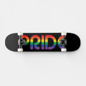 Rainbow Pride Balloon Letters Skateboard (Horizontal)