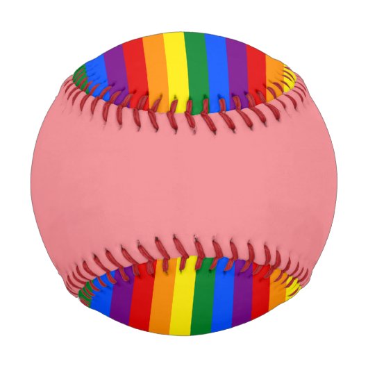 Rainbow Pride Baseball (Rückseite)