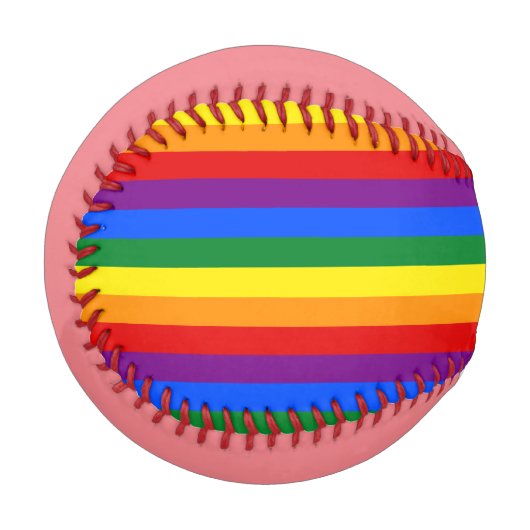 Rainbow Pride Baseball (Vorderseite Links)