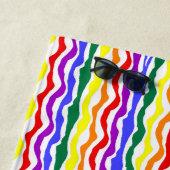 Rainbow Pride Beach Handtuch (Beispiel)