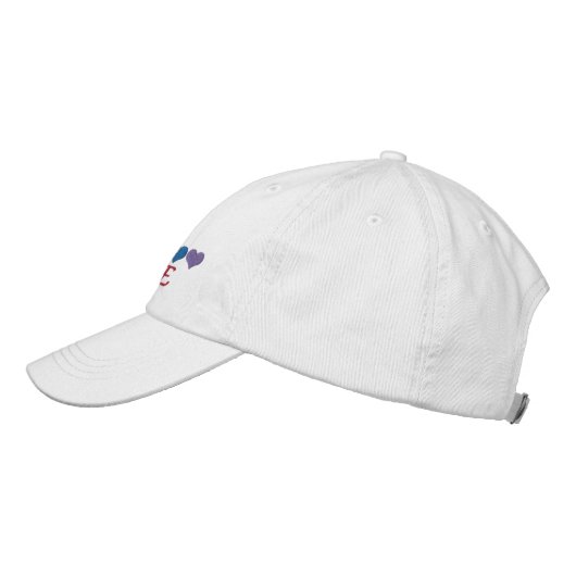 Rainbow Pride Bestickte Baseballkappe (Links)