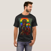 Rainbow Pride Black Madonna T-Shirt (Vorne ganz)