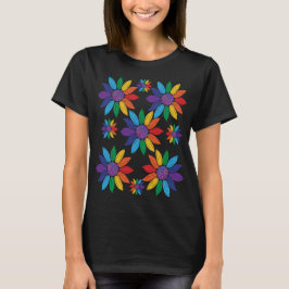Rainbow Pride Blume T-Shirt