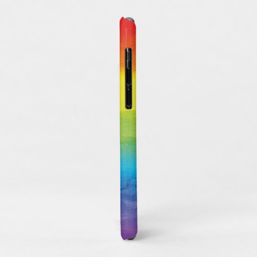 Rainbow Pride Bright Vibrann Case-Mate iPhone Hülle (Hinten/Links)