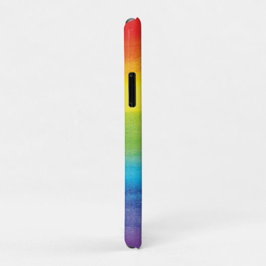 Rainbow Pride Bright Vibrann Case-Mate iPhone Hülle (Hinten/Rechts)