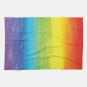 Rainbow Pride Bright Vibrann Geschirrtuch (Horizontal)