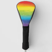Rainbow Pride Bright Vibrann Golf Headcover (Vorderseite)