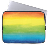 Rainbow Pride Bright Vibrann Laptopschutzhülle (Vorderseite)