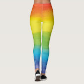 Rainbow Pride Bright Vibrann Leggings (Rückseite)