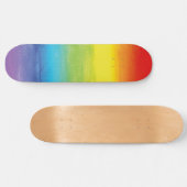 Rainbow Pride Bright Vibrann Skateboard (Horizontal)