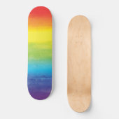 Rainbow Pride Bright Vibrann Skateboard (Vorderseite)
