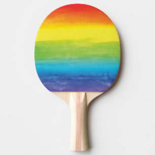Rainbow Pride Bright Vibrann Tischtennis Schläger