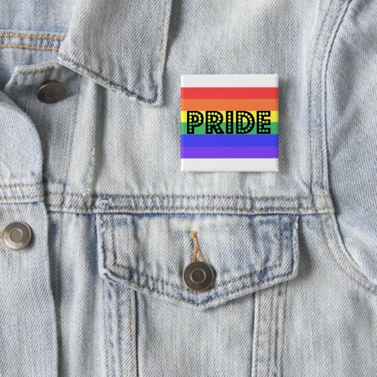 Rainbow Pride Button (Beispiel)