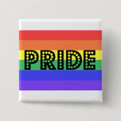 Rainbow Pride Button (Vorderseite)