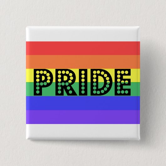 Rainbow Pride Button (Vorderseite)