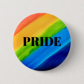 Rainbow Pride Button (Vorderseite)