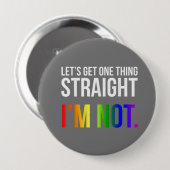 Rainbow Pride Button (Vorne & Hinten)