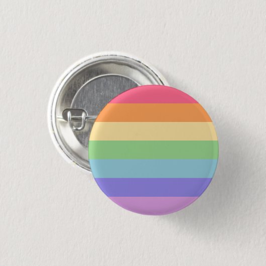 Rainbow Pride Button (Vorne & Hinten)