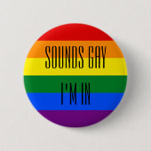Rainbow Pride Button (Vorderseite)