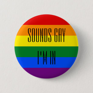 Rainbow Pride Button