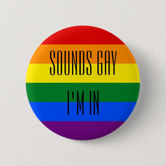 Rainbow Pride Button (Vorderseite)
