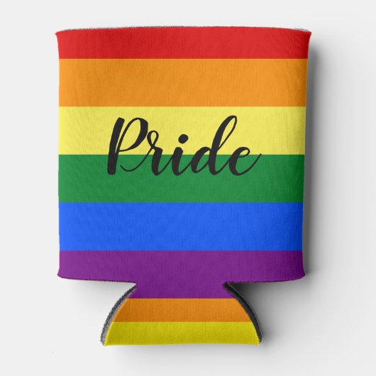 Rainbow Pride Can Cooler Dosenkühler (Vorderseite)