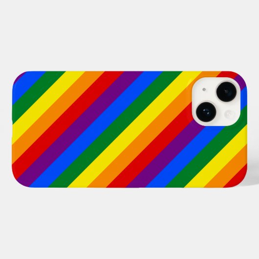 Rainbow Pride Case-Mate iPhone Hülle (Rückseite (Horizontal))
