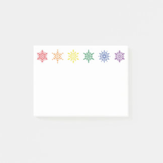 Rainbow Pride Christmas Post-it Klebezettel