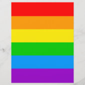 Rainbow Pride Custom Rave Flyer (Hinten)