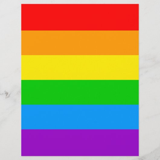 Rainbow Pride Custom Rave Flyer (Hinten)