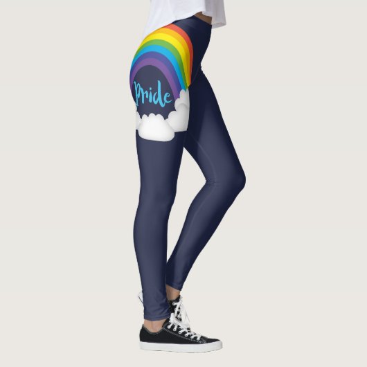Rainbow Pride Deep Blue Parade Leggings (Rechts)