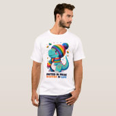Rainbow Pride Dino - T-Shirt (Vorne ganz)
