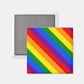 Rainbow Pride Diversity - Einbeziehung der Gleichb Magnet (Vorderseite/Rückseite)