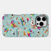 RAINBOW PRIDE DOG BEACH iPhone HÜLLE (Rückseite (Horizontal))