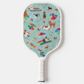 RAINBOW PRIDE DOG BEACH PICKLEBALL SCHLÄGER (Rückseite)