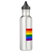 Rainbow Pride Edelstahlflasche (Links)