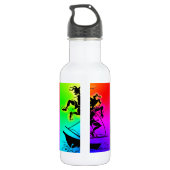 Rainbow Pride Edelstahlflasche (Rückseite)