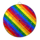 Rainbow Pride Equal Rights Diversity Inklusion Dartscheibe (vorne)