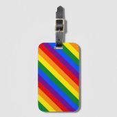 Rainbow Pride Equal Rights Diversity Inklusion Gepäckanhänger (Vorderseite Vertikal)