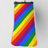 Rainbow Pride Equal Rights Diversity Inklusion Golf Headcover (Rotieren 90)